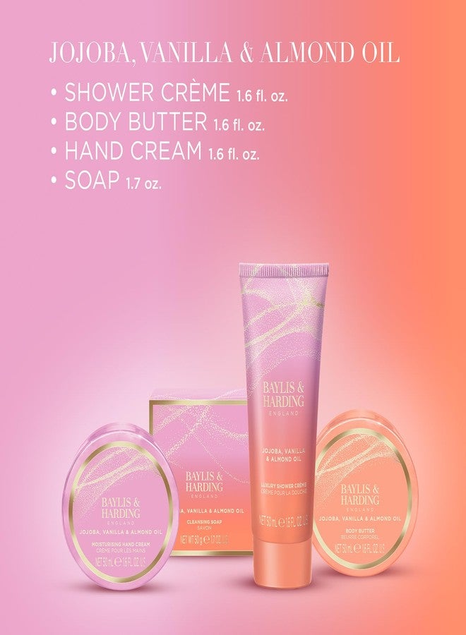 Baylis & Harding Jojoba, Vanilla & Almond Oil Luxury Pamper Tin Gift Set - Vegan Friendly - Image 3